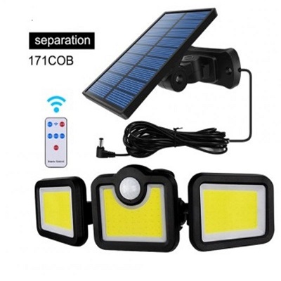 171cob 20w Adjustable Solar Lights with Remote Control