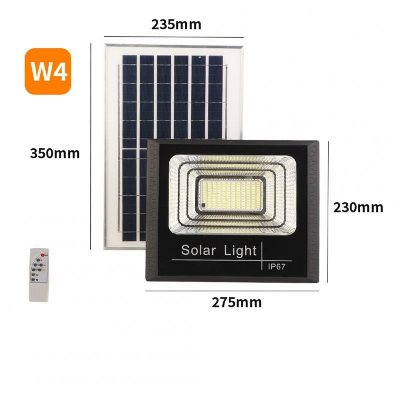 Outdoor Energy Saving Solar Panel Light with Remote W4