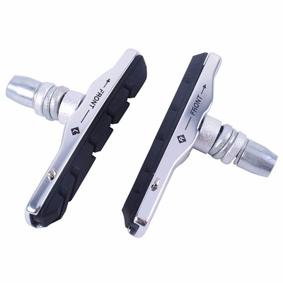 1 Pair ZTTO MTB V-Brake Pads Silver