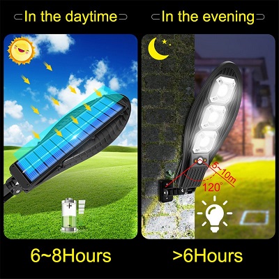 500w Led Solar Light Outdoor Lamp with remote control